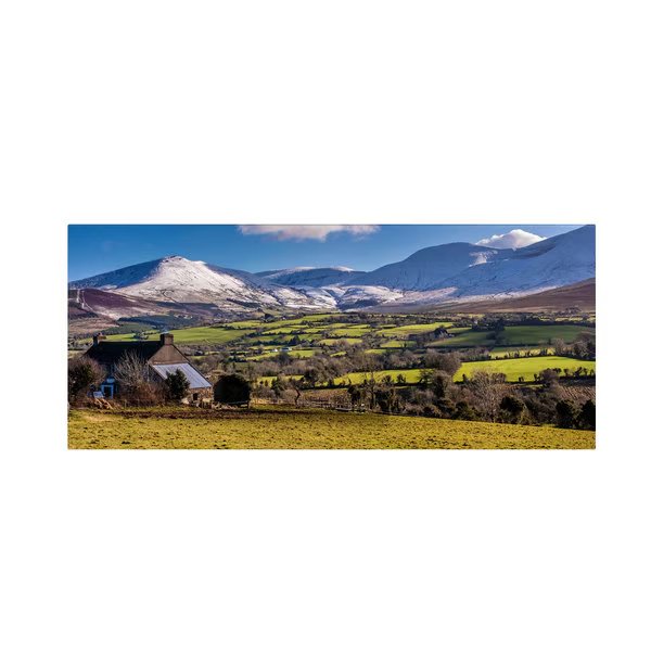 Pierre Leclerc 'Galtees Ireland' Canvas Art, 14x32, Trademark Fine Art, Mfr#: PL0113-C1432GG